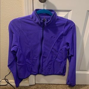 Purple ADIDAS zip up